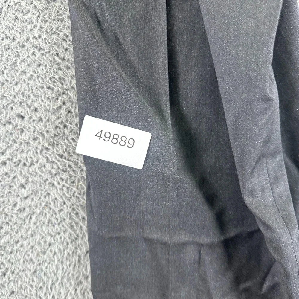 Hugo Boss Pant Men 46x34 Black Wool Dress Straight Formal Preppy Business Office